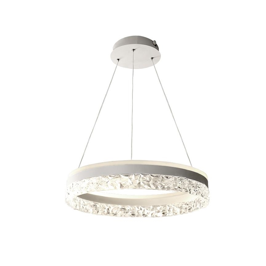 Led Dimmable κρεμαστό φωτιστικό οροφής LED/80W/230V 3000-6500K λευκό + τηλεχειριστήριο