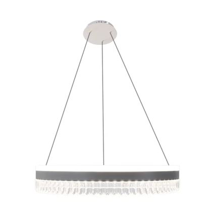LED Dimming κρύσταλλο κρεμαστό φωτιστικό οροφής κρεμαστό φωτιστικό οροφής LED/80W/230V 3000-6500K λευκό + τηλεχειριστήριο