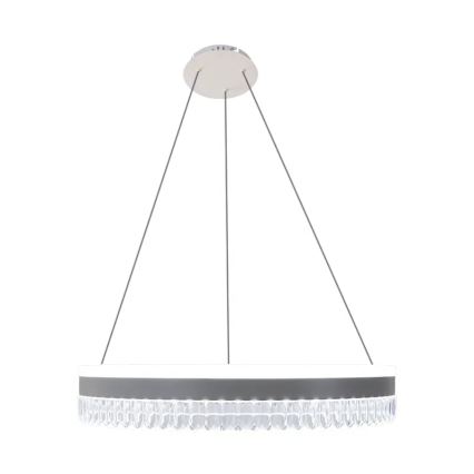 LED Dimming κρύσταλλο κρεμαστό φωτιστικό οροφής κρεμαστό φωτιστικό οροφής LED/80W/230V 3000-6500K λευκό + τηλεχειριστήριο