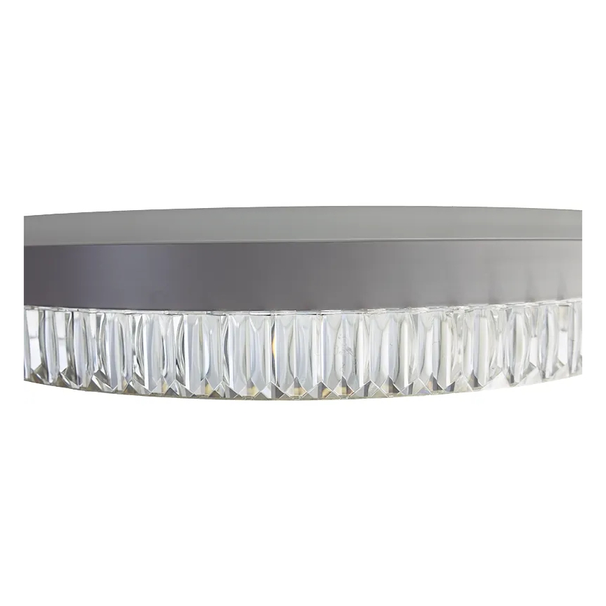 LED Dimming κρύσταλλο κρεμαστό φωτιστικό οροφής κρεμαστό φωτιστικό οροφής LED/80W/230V 3000-6500K λευκό + τηλεχειριστήριο