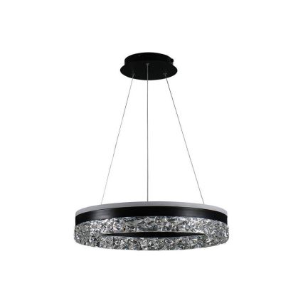 Led Dimmable κρεμαστό φωτιστικό οροφής LED/80W/230V 3000-6500K μαύρο + τηλεχειριστήριο