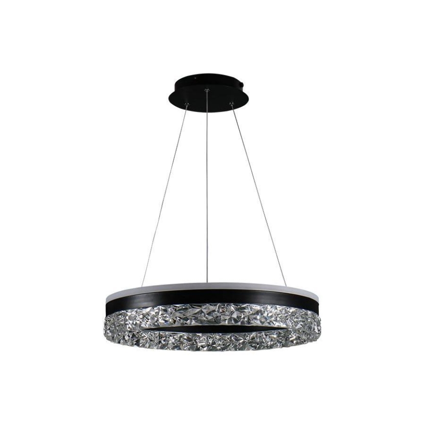 Led Dimmable κρεμαστό φωτιστικό οροφής LED/80W/230V 3000-6500K μαύρο + τηλεχειριστήριο