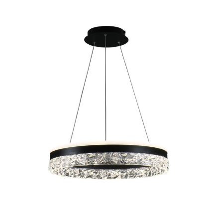 Led Dimmable κρεμαστό φωτιστικό οροφής LED/80W/230V 3000-6500K μαύρο + τηλεχειριστήριο