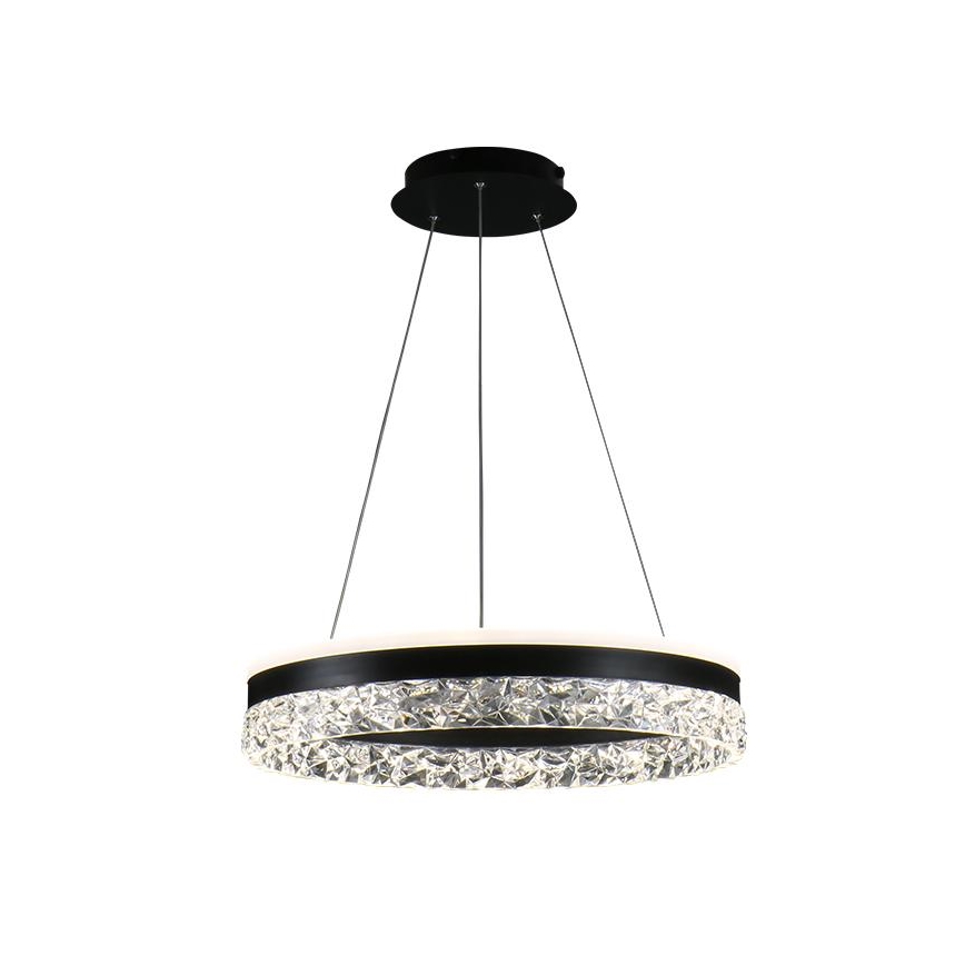 Led Dimmable κρεμαστό φωτιστικό οροφής LED/80W/230V 3000-6500K μαύρο + τηλεχειριστήριο