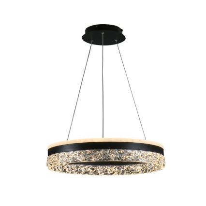 Led Dimmable κρεμαστό φωτιστικό οροφής LED/80W/230V 3000-6500K μαύρο + τηλεχειριστήριο