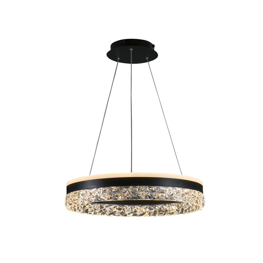 Led Dimmable κρεμαστό φωτιστικό οροφής LED/80W/230V 3000-6500K μαύρο + τηλεχειριστήριο