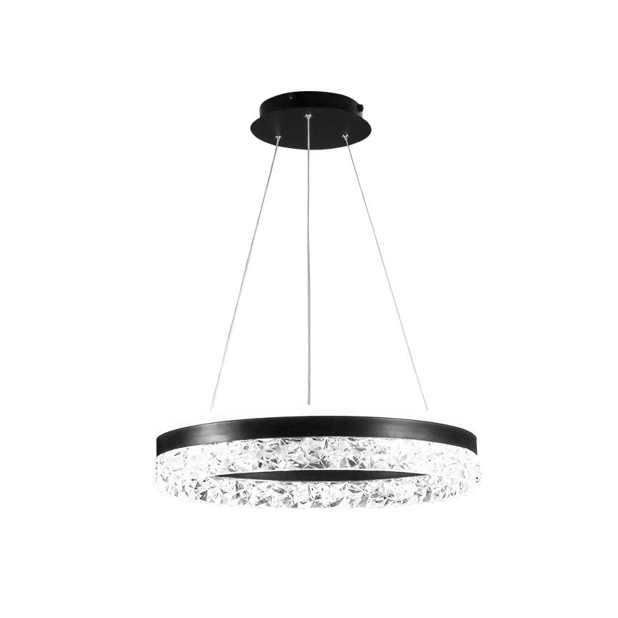 Led Dimmable κρεμαστό φωτιστικό οροφής LED/80W/230V 3000-6500K μαύρο + τηλεχειριστήριο