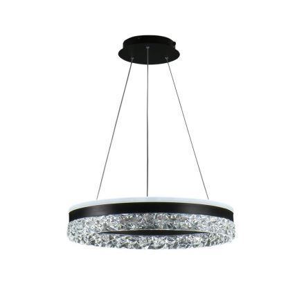 Led Dimmable κρεμαστό φωτιστικό οροφής LED/80W/230V 3000-6500K μαύρο + τηλεχειριστήριο
