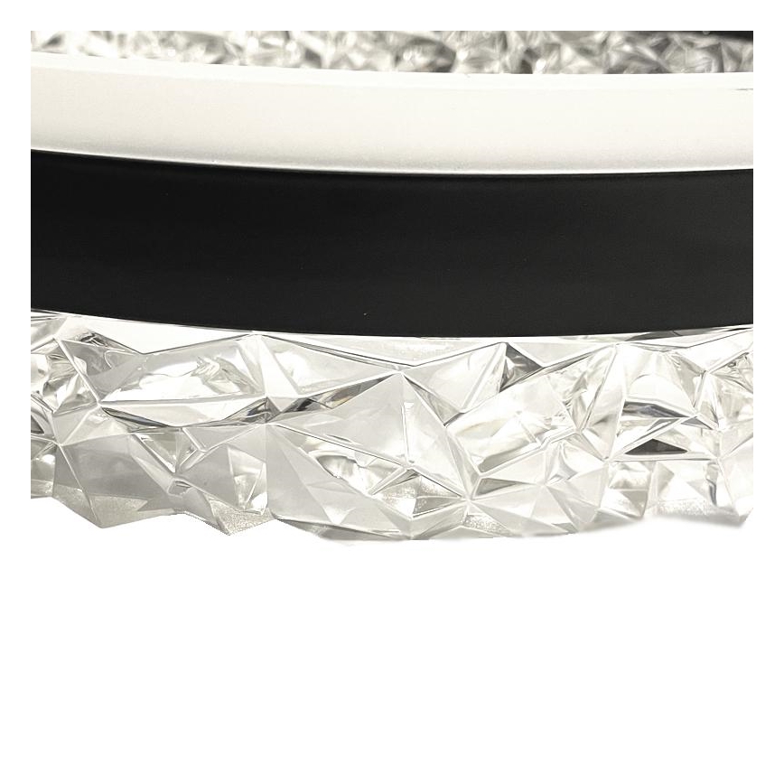 Led Dimmable κρεμαστό φωτιστικό οροφής LED/80W/230V 3000-6500K μαύρο + τηλεχειριστήριο