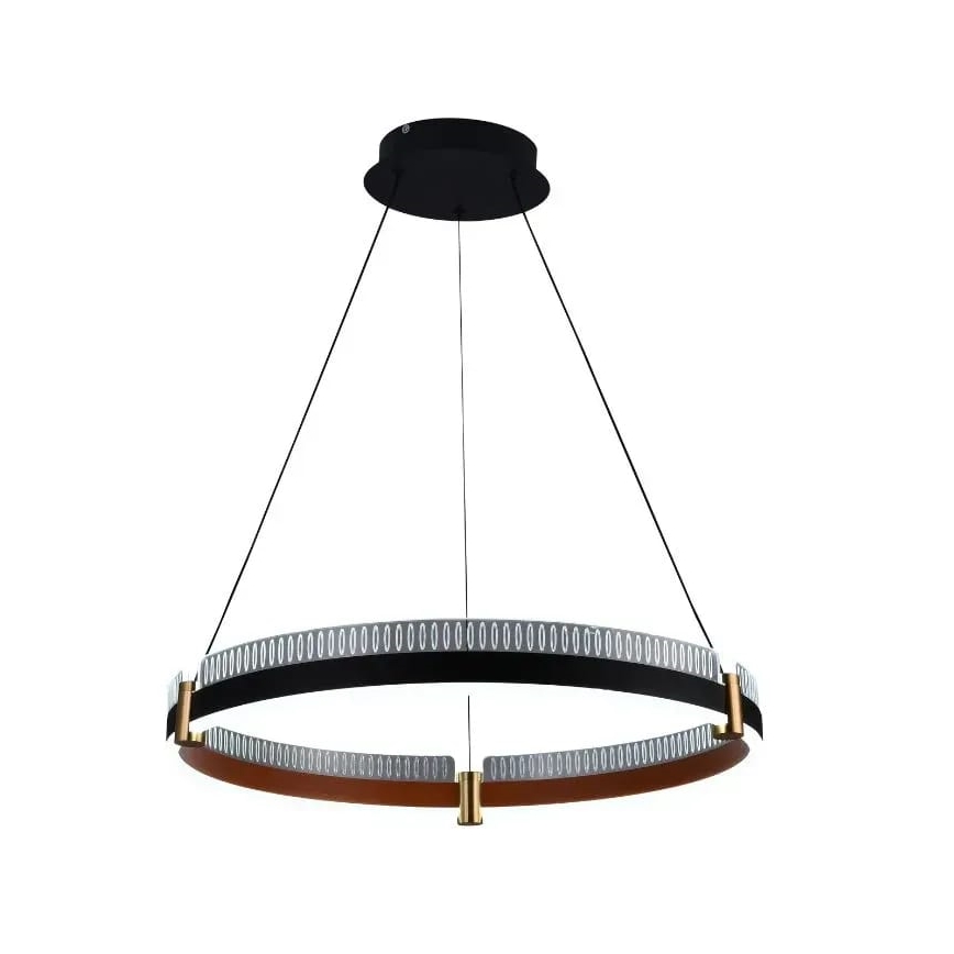 Led Dimmable κρεμαστό φωτιστικό οροφής LED/80W/230V 3000-6500K διάμετρος 60 cm + τηλεχειριστήριο