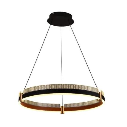 Led Dimmable κρεμαστό φωτιστικό οροφής LED/80W/230V 3000-6500K διάμετρος 60 cm + τηλεχειριστήριο