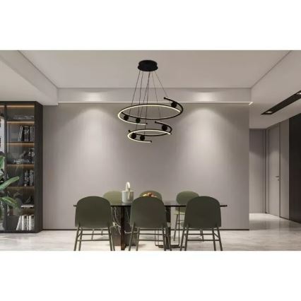 Led Dimmable κρεμαστό φωτιστικό οροφής LED/80W/230V 3000-6500K + τηλεχειριστήριο