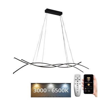 Led Dimmable κρεμαστό φωτιστικό οροφής LED/80W/230V 3000-6500K + τηλεχειριστήριο