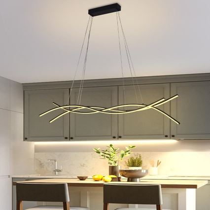 Led Dimmable κρεμαστό φωτιστικό οροφής LED/80W/230V 3000-6500K + τηλεχειριστήριο