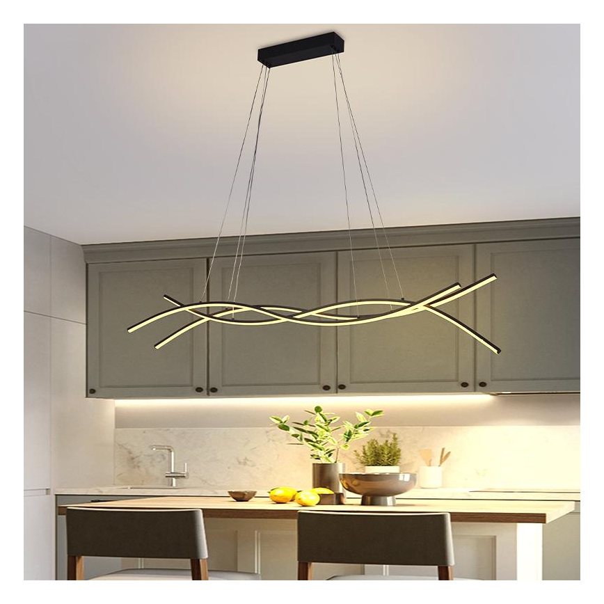 Led Dimmable κρεμαστό φωτιστικό οροφής LED/80W/230V 3000-6500K + τηλεχειριστήριο
