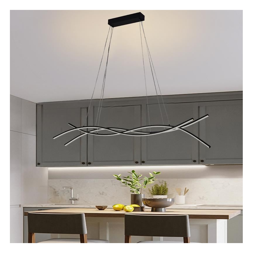 Led Dimmable κρεμαστό φωτιστικό οροφής LED/80W/230V 3000-6500K + τηλεχειριστήριο