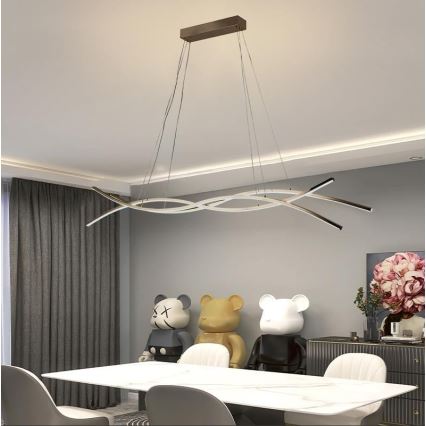 Led Dimmable κρεμαστό φωτιστικό οροφής LED/80W/230V 3000-6500K + τηλεχειριστήριο