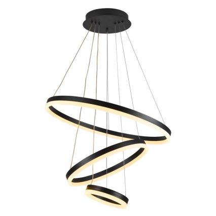 Led Dimmable κρεμαστό φωτιστικό οροφής LED/85W/230V 3000-6500K διάμετρος 60 cm + τηλεχειριστήριο