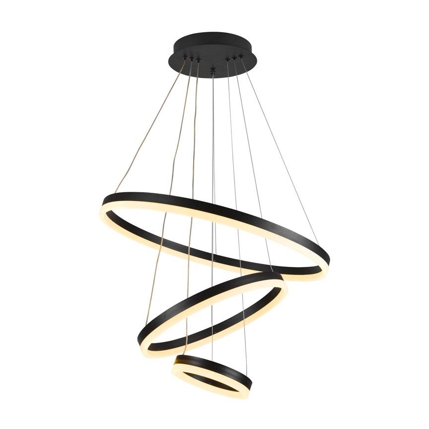Led Dimmable κρεμαστό φωτιστικό οροφής LED/85W/230V 3000-6500K διάμετρος 60 cm + τηλεχειριστήριο