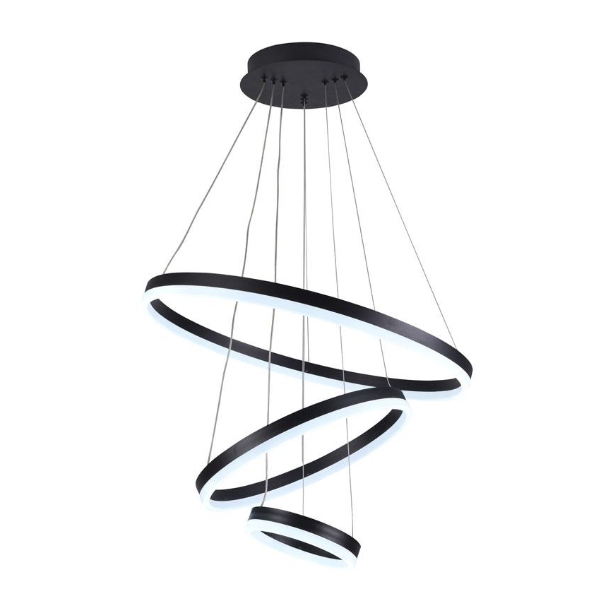 Led Dimmable κρεμαστό φωτιστικό οροφής LED/85W/230V 3000-6500K διάμετρος 60 cm + τηλεχειριστήριο
