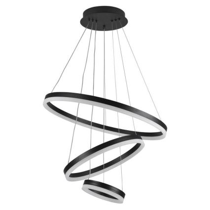 Led Dimmable κρεμαστό φωτιστικό οροφής LED/85W/230V 3000-6500K διάμετρος 60 cm + τηλεχειριστήριο