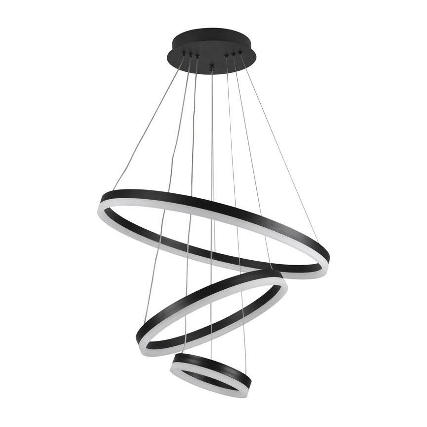 Led Dimmable κρεμαστό φωτιστικό οροφής LED/85W/230V 3000-6500K διάμετρος 60 cm + τηλεχειριστήριο