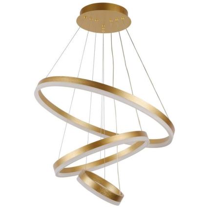 Led Dimmable κρεμαστό φωτιστικό οροφής LED/85W/230V 3000-6500K διάμετρος 60 cm + τηλεχειριστήριο