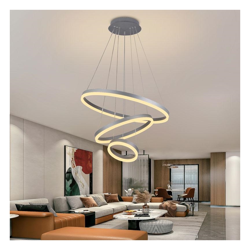 LED Dimmable κρεμαστό φωτιστικό οροφής LED/85W/230V 3000-6500K+ τηλεχειριστήριο