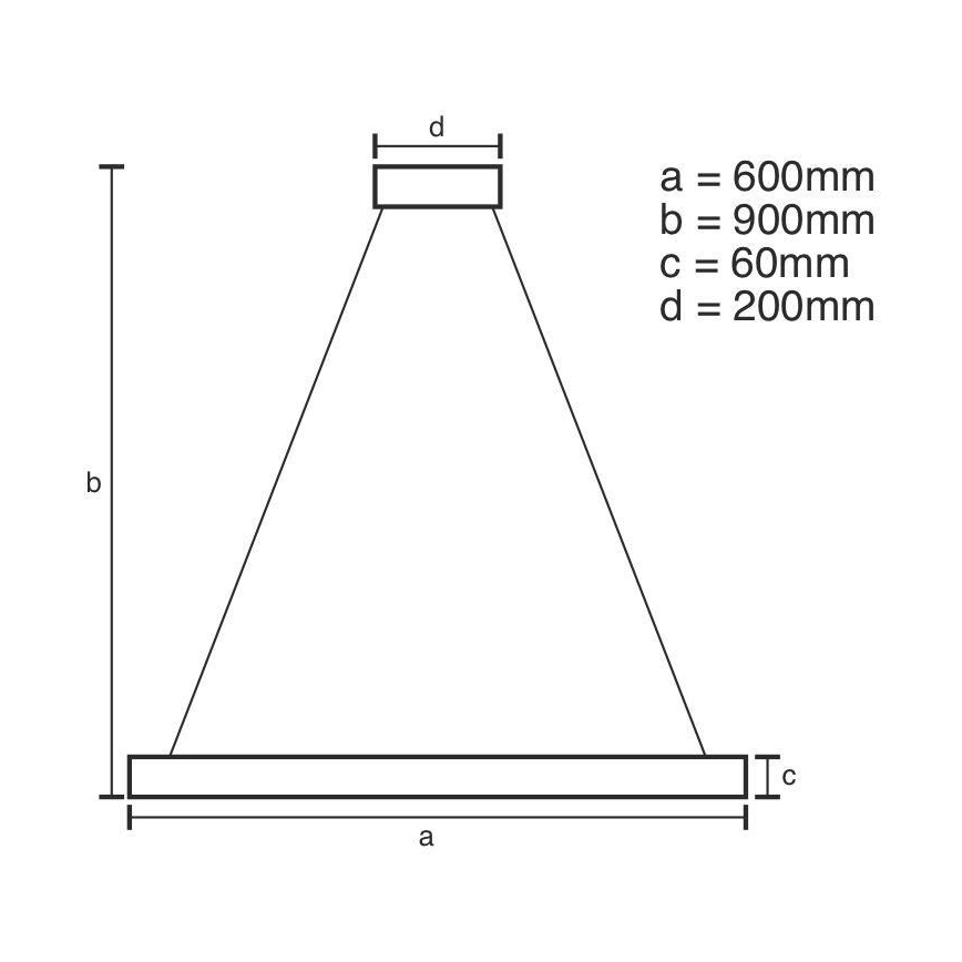 LED Dimmable κρεμαστό φωτιστικό οροφής LED/85W/230V 3000-6500K+ τηλεχειριστήριο