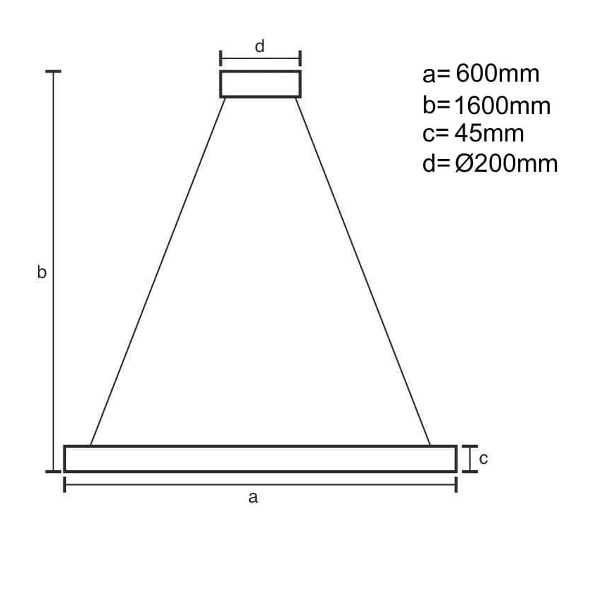 Led Dimmable κρεμαστό φωτιστικό οροφής LED/85W/230V 3000-6500K + τηλεχειριστήριο