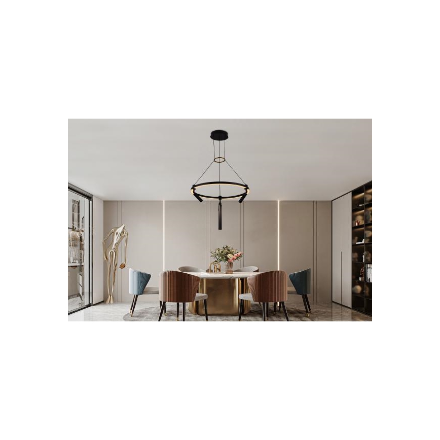 Led Dimmable κρεμαστό φωτιστικό οροφής LED/85W/230V 3000-6500K + τηλεχειριστήριο