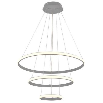 Led Dimmable κρεμαστό φωτιστικό οροφής LED/90W/230V 3000-6500K διάμετρος 60 cm + τηλεχειριστήριο