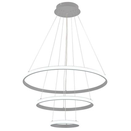 Led Dimmable κρεμαστό φωτιστικό οροφής LED/90W/230V 3000-6500K διάμετρος 60 cm + τηλεχειριστήριο