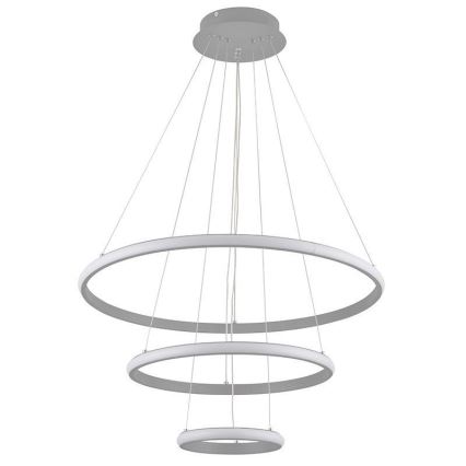Led Dimmable κρεμαστό φωτιστικό οροφής LED/90W/230V 3000-6500K διάμετρος 60 cm + τηλεχειριστήριο