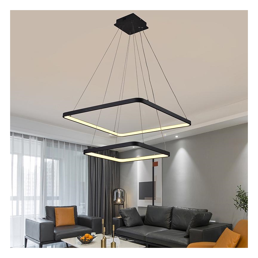 LED Dimmable κρεμαστό φωτιστικό οροφής LED/90W/230V 3000-6500K + τηλεχειριστήριο
