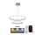 Led Dimmable κρεμαστό φωτιστικό οροφής LED/90W/230V 3000-6500K διάμετρος 60 cm + τηλεχειριστήριο