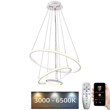 LED Dimmable κρεμαστό φωτιστικό οροφής LED/90W/230V 3000-6500K + τηλεχειριστήριο