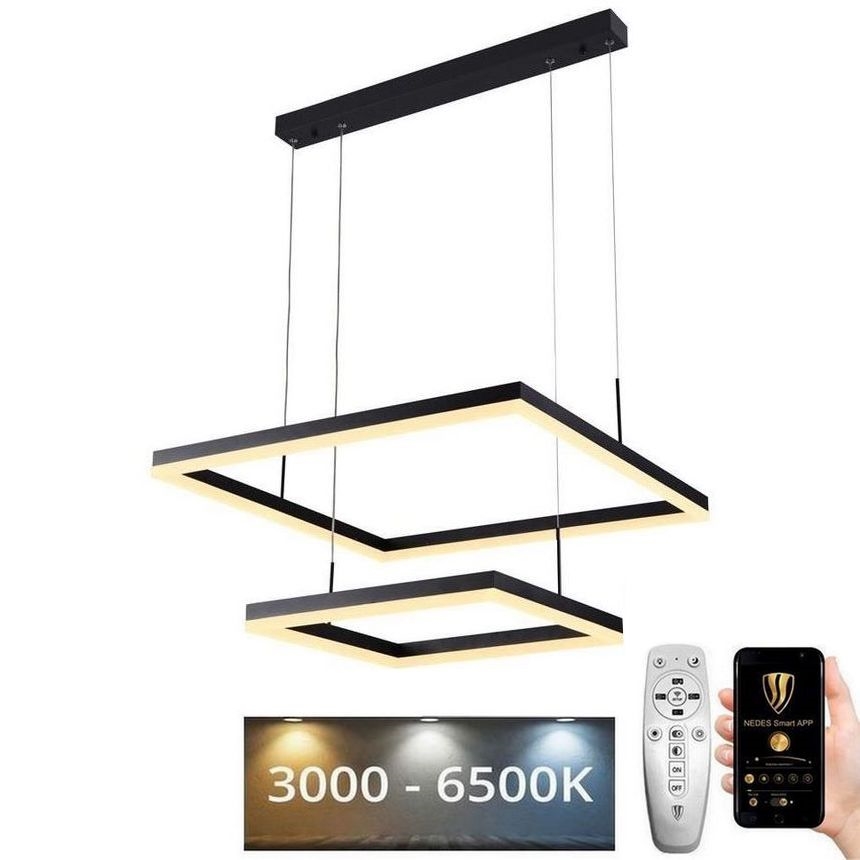 LED Dimmable κρεμαστό φωτιστικό οροφής LED/90W/230V 3000-6500K  + τηλεχειριστήριο