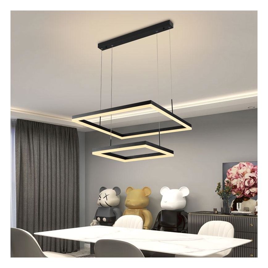 LED Dimmable κρεμαστό φωτιστικό οροφής LED/90W/230V 3000-6500K  + τηλεχειριστήριο