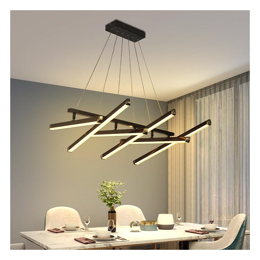 Led Dimmable κρεμαστό φωτιστικό οροφής LED/90W/230V 3000-6500K + τηλεχειριστήριο