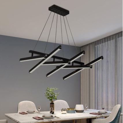 Led Dimmable κρεμαστό φωτιστικό οροφής LED/90W/230V 3000-6500K + τηλεχειριστήριο