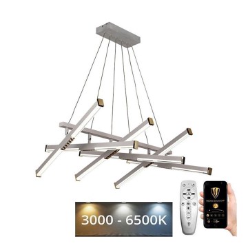 Led Dimmable κρεμαστό φωτιστικό οροφής LED/90W/230V 3000-6500K + τηλεχειριστήριο