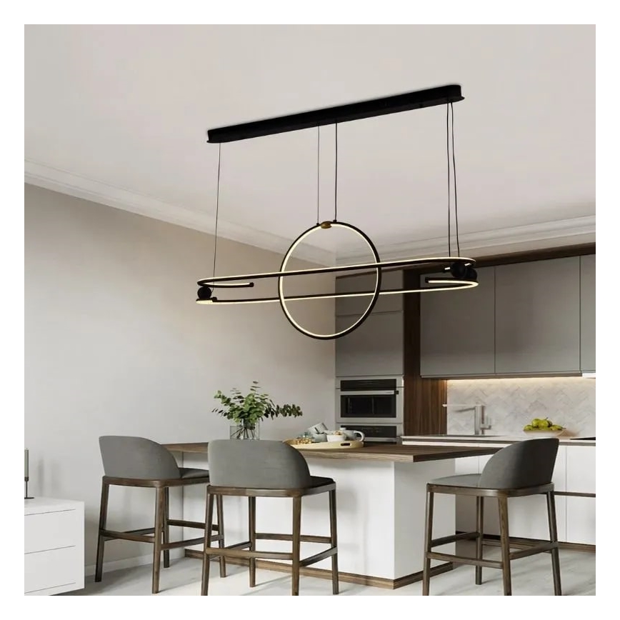 Led Dimmable κρεμαστό φωτιστικό οροφής LED/95W/230V 3000-6500K + τηλεχειριστήριο