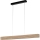 Led Dimmable κρεμαστό φωτιστικό οροφής LEON 3xLED/18W/230V δρυς