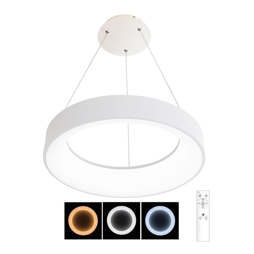 LED Dimmable κρεμαστό φωτιστικό οροφής NEST LED/40W/230V 3000-6500K λευκό + τηλεχειριστήριο