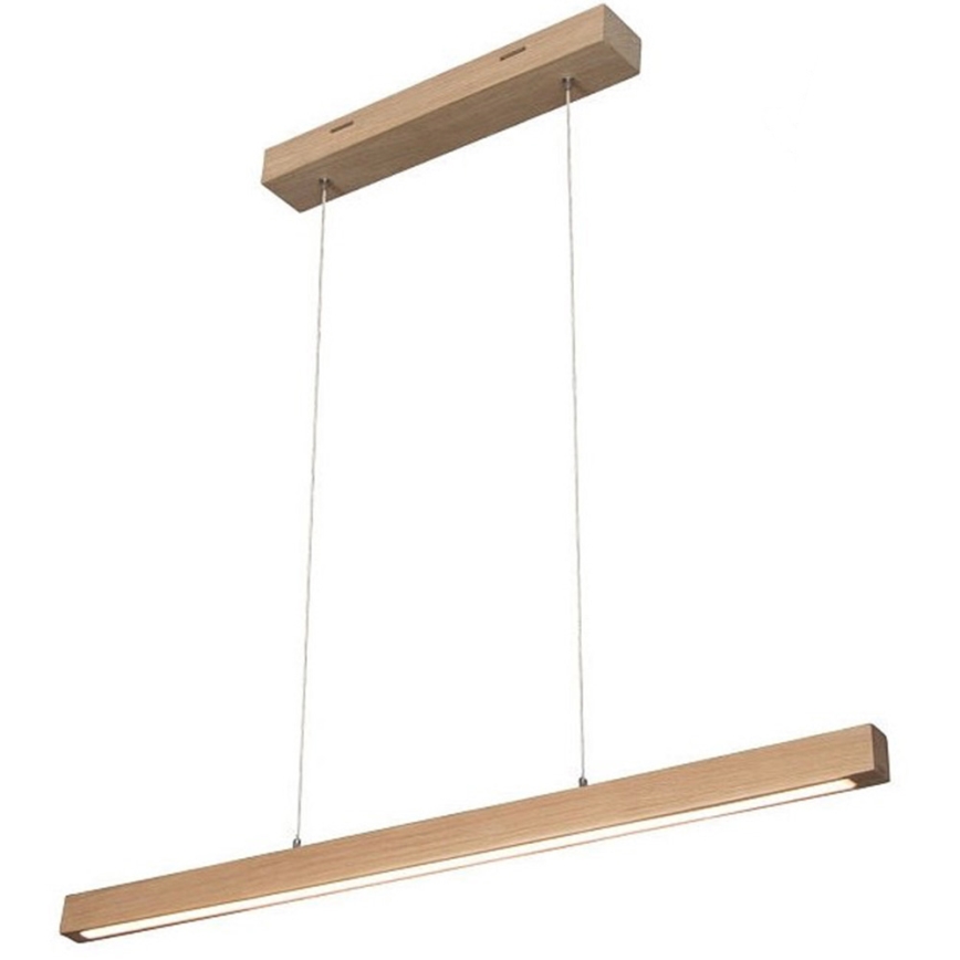 Led Dimmable κρεμαστό φωτιστικό οροφής SMAL LED/12W/230V δρυς