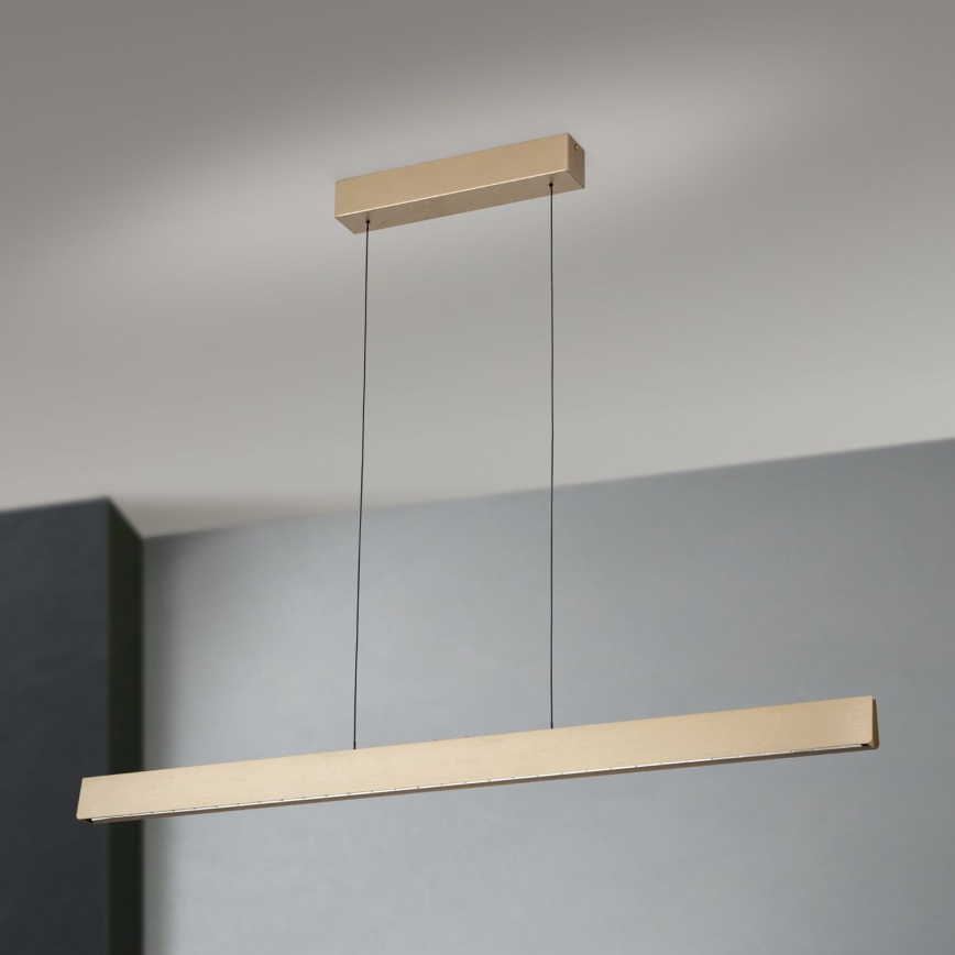 Led Dimmable κρεμαστό φωτιστικό οροφής TARA LED/44W/230V 2700/3800/4500/5700K χρυσό