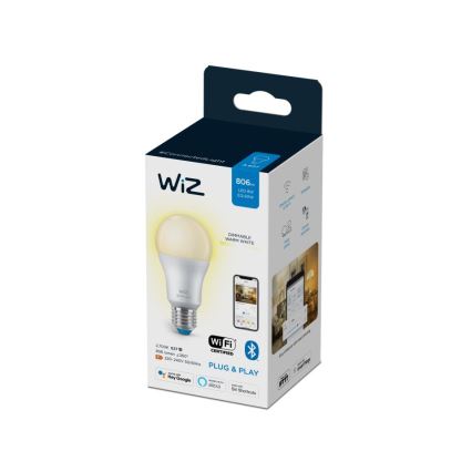 LED Dimmable λάμπα A60 E27/8W/230V 2700K CRI 90 Wi-Fi - WiZ