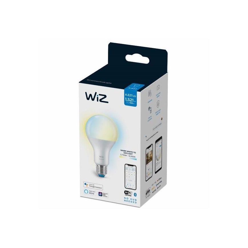 LED Dimmable λάμπα A67 E27/13W/230V 2700-6500K CRI 90 Wi-Fi - WiZ