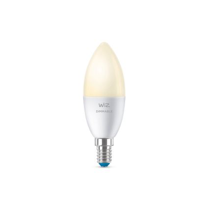 LED Dimmable λάμπα C37 E14/4,9W/230V 2700K CRI 90 Wi-Fi - WiZ